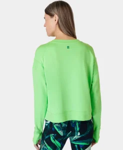 Sweaty Betty After Class Crop Sweatshirt- Sweatshirts + Hoodies