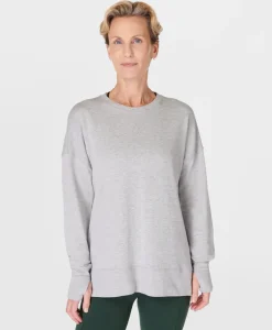 Sweaty Betty After Class Longline Sweatshirt- Sweatshirts + Hoodies