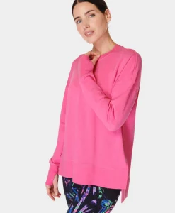 Sweaty Betty After Class Longline Sweatshirt- Sweatshirts + Hoodies|
