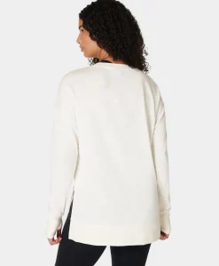 Sweaty Betty After Class Longline Sweatshirt- Sweatshirts + Hoodies|
