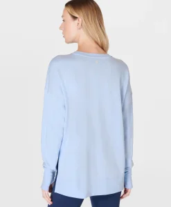 Sweaty Betty After Class Longline Sweatshirt- Sweatshirts + Hoodies