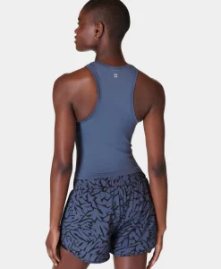 Sweaty Betty Athlete Crop Seamless Gym Tank- Tank Tops