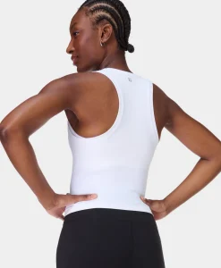 Sweaty Betty Athlete Crop Seamless Gym Tank- Tank Tops