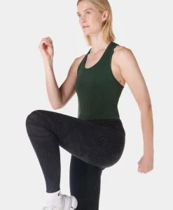 Sweaty Betty Athlete Crop Seamless Gym Tank- Tank Tops