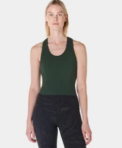 Sweaty Betty Athlete Crop Seamless Gym Tank- Tank Tops
