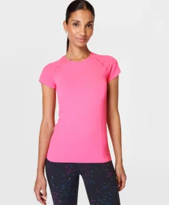 Sweaty Betty Athlete Seamless Workout Tee- T-Shirts