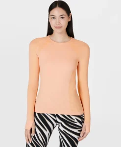 Sweaty Betty Athlete Seamless Workout Long Sleeve Top- Long Sleeve Tops