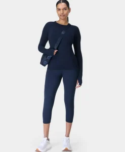 Sweaty Betty Athlete Seamless Workout Long Sleeve Top- Long Sleeve Tops