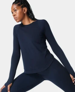 Sweaty Betty Breathe Easy Long Sleeve Top- Long Sleeve Tops