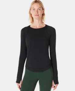 Sweaty Betty Breathe Easy Running Long Sleeve Top- Long Sleeve Tops
