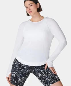 Sweaty Betty Breathe Easy Running Long Sleeve Top- Long Sleeve Tops