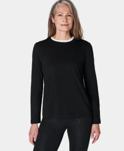 Sweaty Betty Essential Long Sleeve Tee- Long Sleeve Tops|T-Shirts