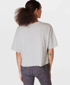 Sweaty Betty Essential Short Sleeve Crop Tee- T-Shirts