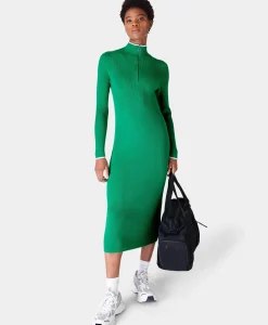 Sweaty Betty Frame Knitted Midi Dress- Dresses & Jumpsuits