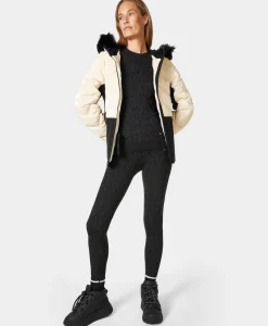 Sweaty Betty Leopard Jacquard Base Layer Leggings- Full Length