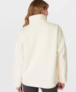 Sweaty Betty Plush Fleece Textured Half Zip- Sweatshirts + Hoodies