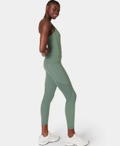 Sweaty Betty Power Aerial Mesh 7/8 Workout Leggings- Pocketed|7/8 Length