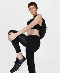 Sweaty Betty Power Aerial Mesh 7/8 Workout Leggings- Pocketed|7/8 Length