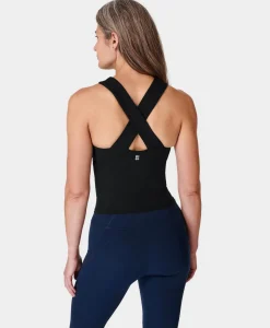 Sweaty Betty Power Illusion Workout Bra Tank- Tank Tops