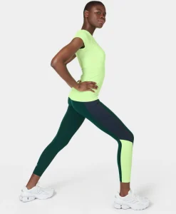 Sweaty Betty Power UltraSculpt High-Waisted 7/8 Colour Block Gym Leggings- Pocketed|High-Waisted