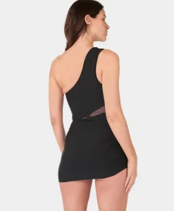 Sweaty Betty Santorini Xtra Life Asymmetric Sculpting Swimsuit- Swimwear