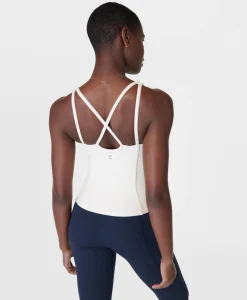 Sweaty Betty Super Soft Picot Lace Strappy Bra Tank- Tank Tops