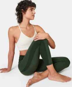 Sweaty Betty Super Soft Ribbed 7/8 Yoga Leggings- Yoga Pants|Pocketed