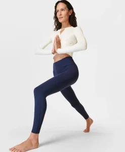 Sweaty Betty Super Soft Ribbed Yoga Leggings- Yoga Pants|Pocketed