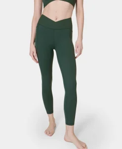 Sweaty Betty Super Soft Ultra-Lite 7/8 Wrap Yoga Leggings- Yoga Pants|Pocketed