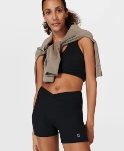 Sweaty Betty Super Soft Ultra-Lite Wrap Yoga Shorts- Shorts + Skirts