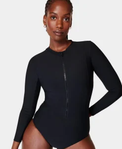 Sweaty Betty Tidal Xtra Life Long Sleeve Swimsuit- Swimwear