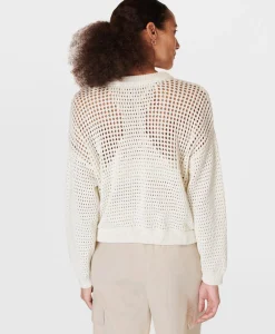 Sweaty Betty Tides High Open Weave Sweater- Sweatshirts + Hoodies|Sweaters